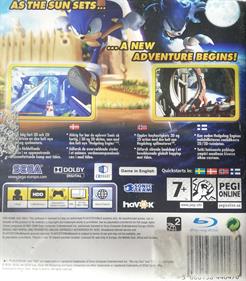 Sonic Unleashed - Box - Back Image