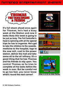 Thomas the Tank Engine & Friends - Box - Back - Reconstructed Image