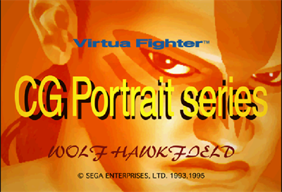 Virtua Fighter CG Portrait Series Vol. 5: Wolf Hawkfield - Screenshot - Game Title Image