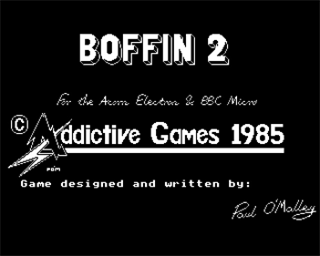 Boffin 2 - Screenshot - Game Title Image