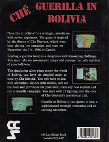 Ché: Guerilla in Bolivia - Box - Back Image