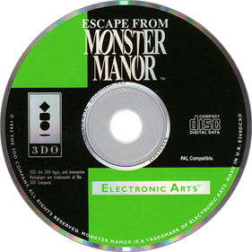 Escape from Monster Manor - Disc Image