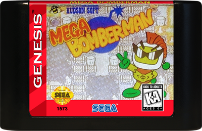 Mega Bomberman - Cart - Front Image