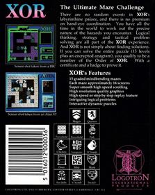 XOR - Box - Back Image