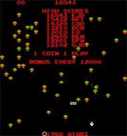 Centipede - Screenshot - Game Title Image