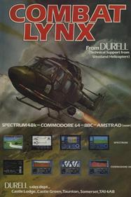 Combat Lynx - Advertisement Flyer - Front Image