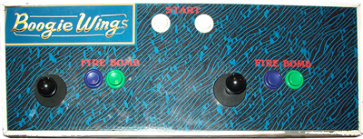 Boogie Wings - Arcade - Control Panel Image