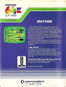 Mayhem (Mr. Micro) - Box - Back Image