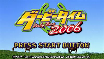 Derby Time 2006 - Screenshot - Game Title Image