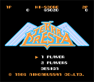 Terra Cresta - Screenshot - Game Title Image