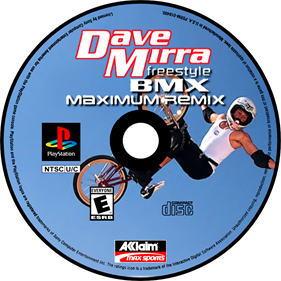 Dave Mirra Freestyle BMX: Maximum Remix - Fanart - Disc Image