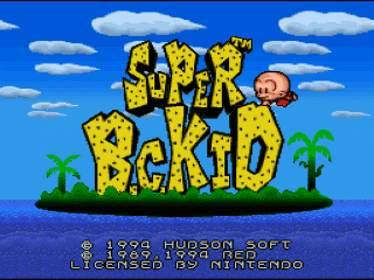 Super Bonk - Screenshot - Game Title Image