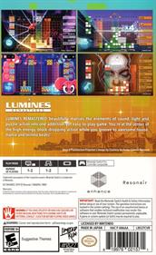 Lumines Remastered - Box - Back Image