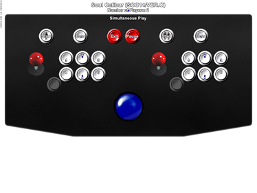 SoulCalibur - Arcade - Controls Information Image