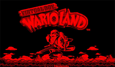 Virtual Boy Wario Land - Screenshot - Game Title Image