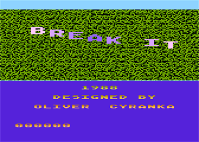 Break It - Screenshot - Game Title Image