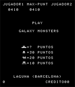Galaxy Monsters - Screenshot - Game Title Image