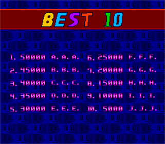 Honey Doll - Screenshot - High Scores Image