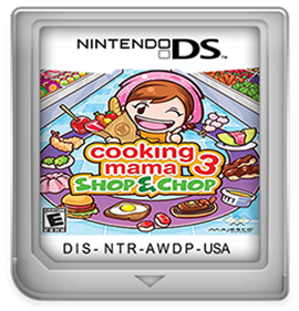 Cooking Mama 3: Shop & Chop - Fanart - Cart - Front Image