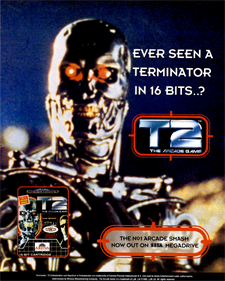 T2: The Arcade Game - Advertisement Flyer - Front Image
