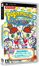 Pop'n Music Portable 2 - Box - 3D Image