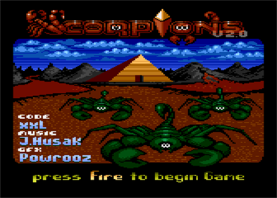 Scorpions - Screenshot - Game Title Image