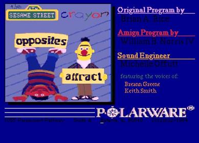 The Sesame Street Crayon: Opposites Attract - Screenshot - Game Title Image