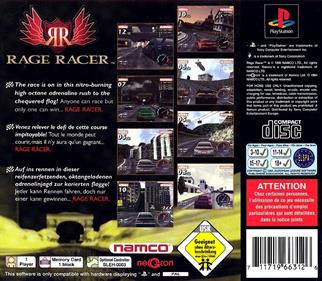 Rage Racer - Box - Back Image