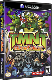 TMNT: Mutant Melee - Box - 3D Image