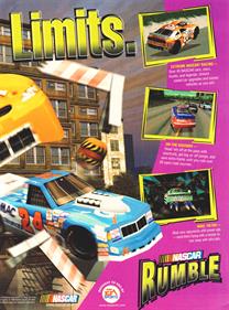 NASCAR Rumble - Advertisement Flyer - Front Image