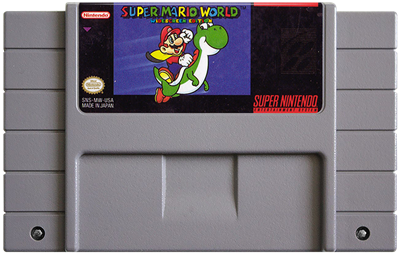 Super Mario World Widescreen Edition - Cart - Front Image