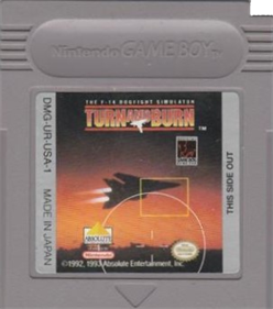 Turn and Burn: The F-14 Dogfight Simulator - Cart - Front Image