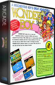 Wonder Boy Deluxe - Box - 3D Image