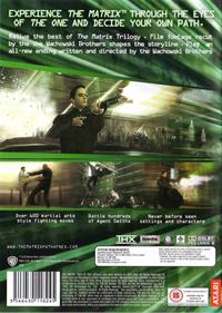 The Matrix: Path of Neo - Box - Back Image