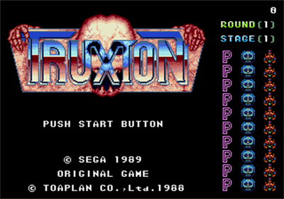 Truxton - Screenshot - Game Title Image