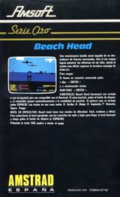 Beach-Head - Box - Back Image
