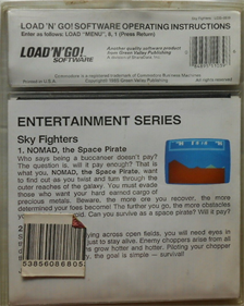 Nomad: The Space Pirate - Box - Back Image
