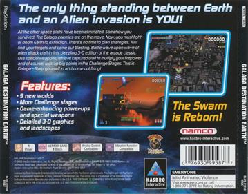 Galaga: Destination Earth - Box - Back Image