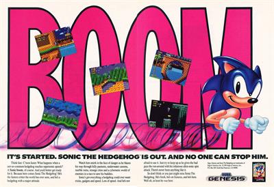 Sonic the Hedgehog - Advertisement Flyer - Front Image