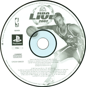 NBA Live 2002 - Disc Image