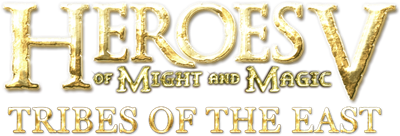 Heroes of Might and Magic V: Tribes of The East - Clear Logo Image