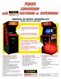 Super Draw Poker - Advertisement Flyer - Front Image