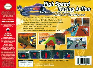 Hot Wheels: Turbo Racing - Box - Back Image