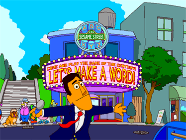 Sesame Street: Let's Make a Word! - Screenshot - Game Title Image