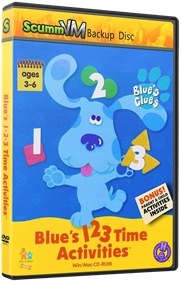 Blue's 123 Time Activities - Box - 3D Image