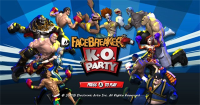 FaceBreaker: K.O. Party - Screenshot - Game Title Image