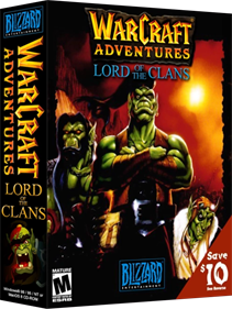 Warcraft Adventures: Lord of the Clans - Box - 3D Image