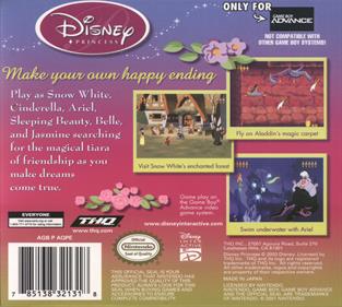 Disney Princess - Box - Back Image
