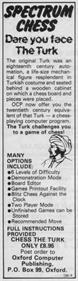 Chess: The Turk - Advertisement Flyer - Front Image