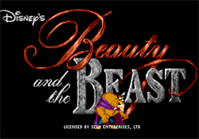 Disney's Beauty and the Beast: Roar of the Beast - Screenshot - Game Title Image